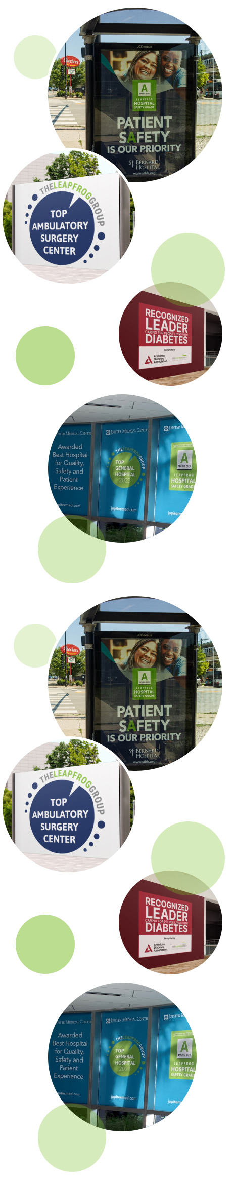 Bubbles featuring images of Leapfrog achievement badges