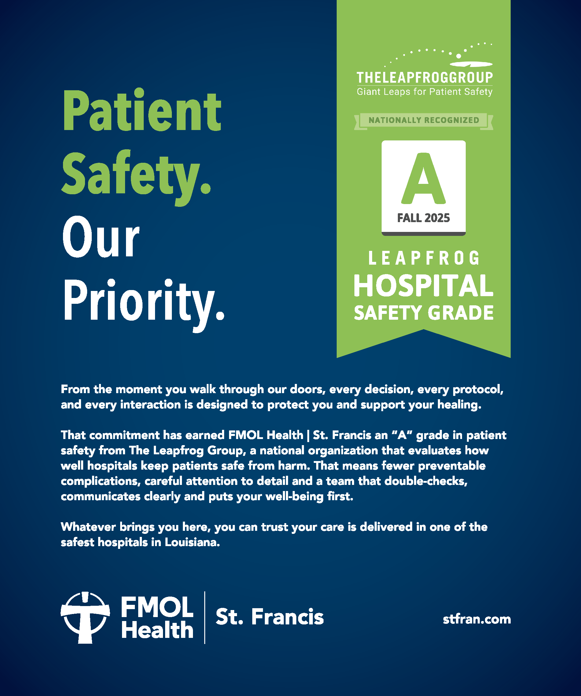 St. Francis Medical Center HSG Fall 2025
