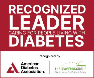 The Leapfrog Group -- Recognized leader caring for people living with diabetes logo